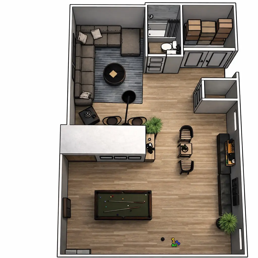 3d home remodeling visualization in sketchup in severna park maryland
